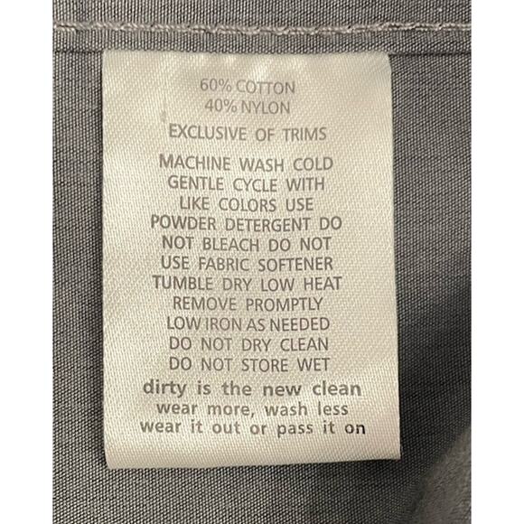 Toad & Co. Men’s Enroute Shirt Jacket Water + Wind Resistant Travel Gray Large - Picture 4 of 4